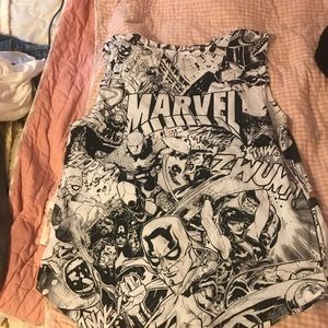 MARVEL COMICS MUSCLE TOP
